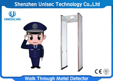 6/12/18 Zones Door Frame Metal Detector , Security Body Scanner For Security Inspection