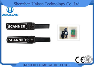 Uniqscan Hand Held Metal Detector / Metal Wand Detector For Airport ISO Approved