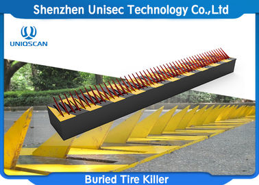 IP67 Waterproof Spiked Road Barrier Anti - Rust Paint For Checking Point
