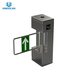 Swing Security Turnstile Gate High Speed Automatic Single Pole 35-40 Person / Min