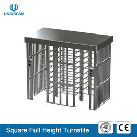 Automatic Safety Security Turnstile Gate Face Recognition Full Height For Gym / Prison