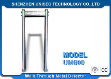 High Sensitivity Walk Through Metal Detector Visual Alarms UM600 UNIQSCAN 18