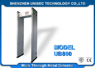0-999 Sensitivity UB800 Multi Zone Metal Detector Walk Through Gate 33 Zones