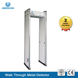 6 Detecting Zones Archway Metal Detector Gate , Walk Through Body Scanners UB500