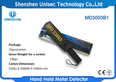 Standard 9V Battery Portable Hand Held Metal Detector With ABS Material