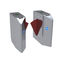 Remote Control Flap Barrier Gate Automatic Entrance 600mm Lane Width For Security