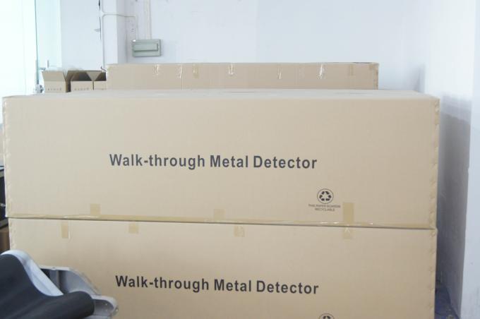 Public Area Portable Metal Detector Archway / Walk Through Security Scanners 24 Detecting Zones