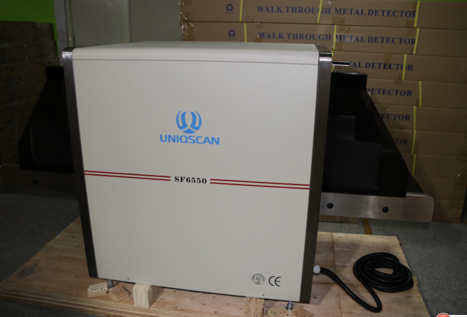 SF6550 Hotel use X Ray Baggage Scanner , Dual Energy X ray Inspection System