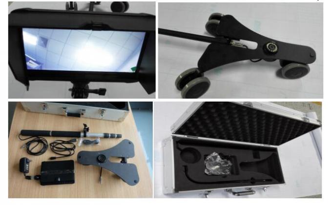 7 Inch Under Vehicle Inspection Camera Dvr System With Waterproof and Multiple Language