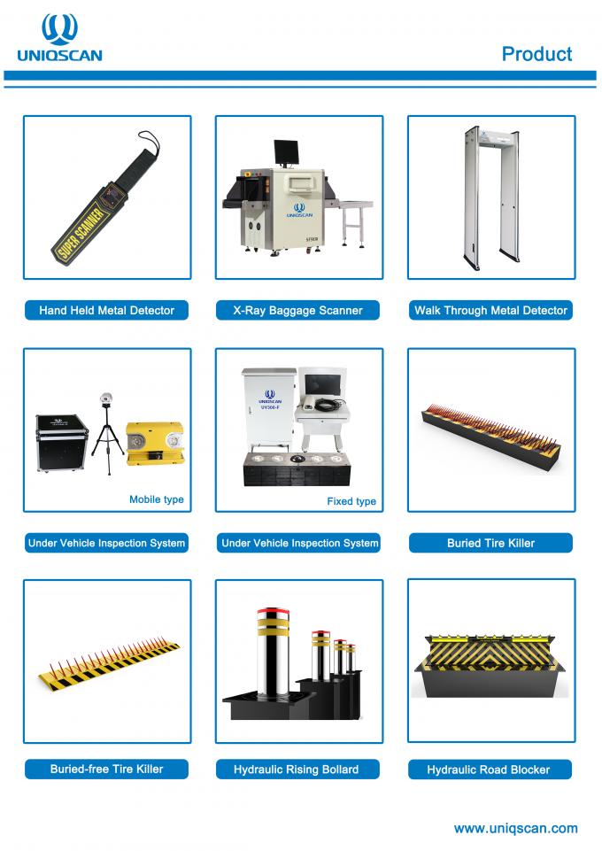 Waterproof Door Frame Metal Detector With High Density Fireproof Material