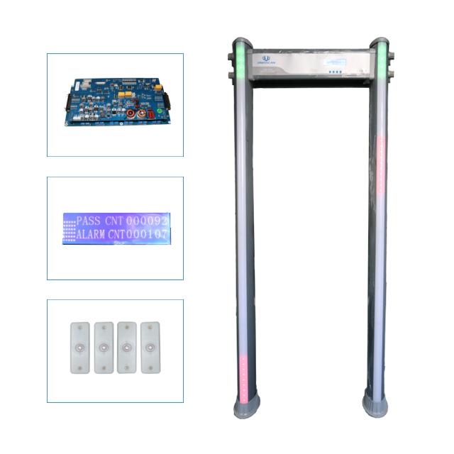 Portable Walk Through Security Scanners 0 - 255 Sensitivity For Dangerous Metal Inspection