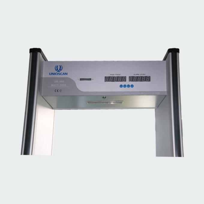 UB500 6 Zones Walk Through Metal Detector Gate Airport Security 1 Years Warranty