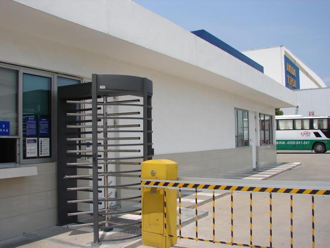 Square Full Height Pedestrian Security Gate Access Control For Airport / School