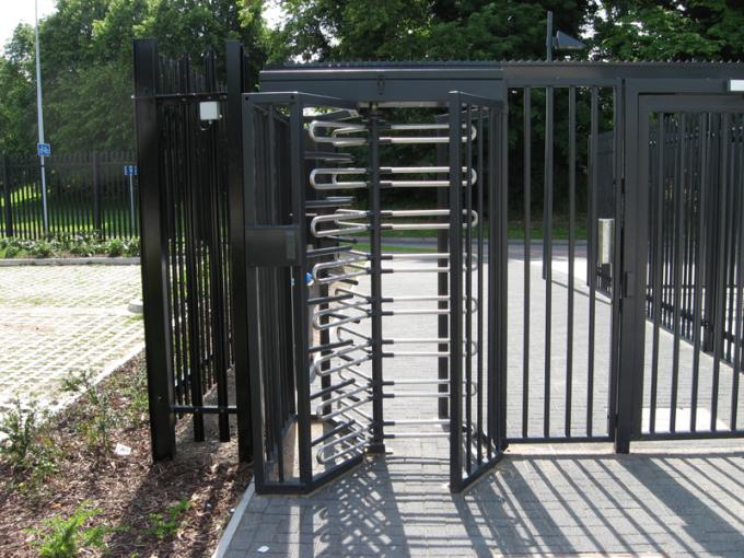 Square Full Height Pedestrian Security Gate Access Control For Airport / School