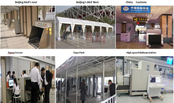 33 Zones Door Frame Metal Detector Security Gates , X Ray Full Body Scanner