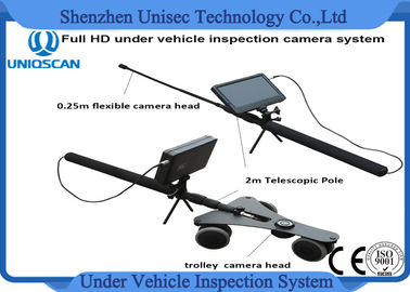 7 Inch Under Vehicle Inspection Camera Dvr System With Waterproof and Multiple Language