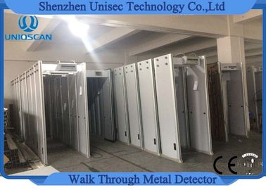 IP31 Walk Through Metal Detector 6 Zones Security Gate With LED Screen