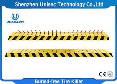 Automatic Electronic Hydraulic Traffic Control Spikes , Buried Free Spiked Road Barrier