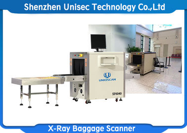 Middle Size Dual Energy X Ray Baggage Scanner With High Solution Scanning Display