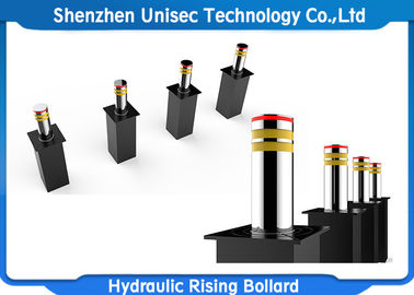 Stainless Steel 24V Hydraulic Rising Bollards Used In Checkpoint , Important Place