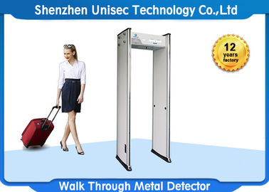 6 Zones 5 Digit Walk Through Metal Detector Security Gate For Body Checking