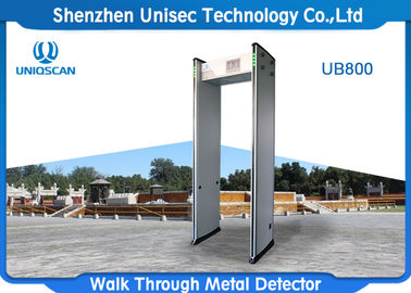 High Sensitivity Multi Zone Door Frame Metal Detector Security Walk Through Gate LCD Display