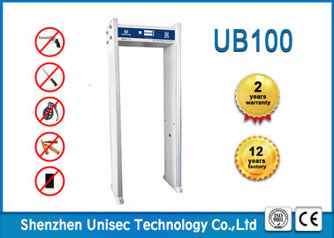 Single Zone Archway Metal Detector , Fireproof Material Walk Through Metal Detector