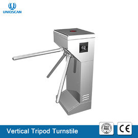 Portable Vertical Tripod Security Gates , Pedestrian Turnstile Gate 35 Person / Min Speed