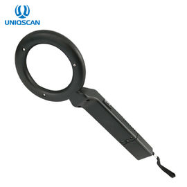 Round Hand Held Metal Detector 22KHz Peration Frequency With Sound / Light Alarm