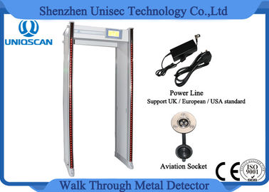 7 Inch Color LCD Screen Archway Metal Detector With 33 Zones For Airport