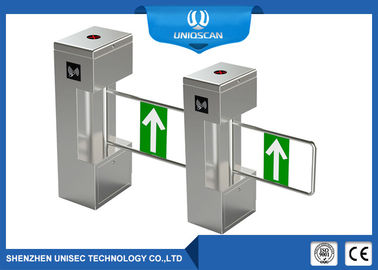 Pedestrian Vertical Swing Turnstile Gate Automatic Sliding Security Entrance Control