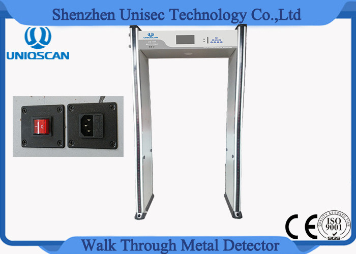 18/24 Multi Detecting Zones Walkthrough Metal Detector , High Level