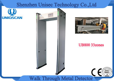 0-999 Sensitivity walk through gate metal detector with 33  optional network