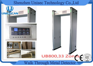 0-999 Sensitivity walk through gate metal detector with 33  optional network