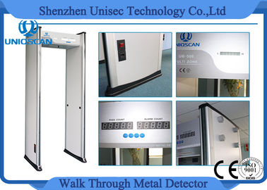 Multi Zone Metal Detector Body Scanner / Walk-Through Metal Detector Gate