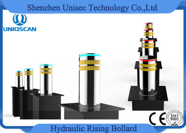 Traffic Road Safety Barrier Hydraulic Rising Bollards Stainless Car Park Bollards