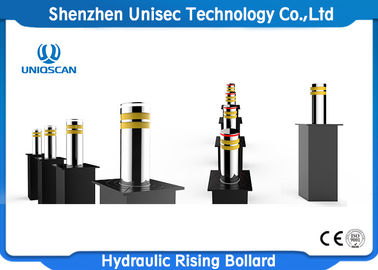 High Security Hydraulic Rising Bollards Automatic Retractable Parking Bollards
