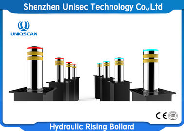 Stainless Steel Automatic Parking Bollards ,  Rising Security Bollards