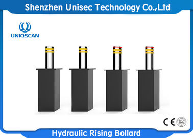 Heavy Duty Traffic Control Automatic Rising Bollards Hydraulic Bollards For Security