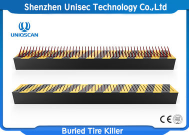 Uniqscan High Security Buried Parking Lot Tire Spikes / Spike Strips For Cars