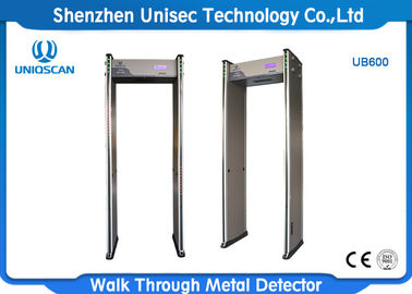 Multi Zones Portable Metal Detector UB600  LCD Display For CCTV Security System