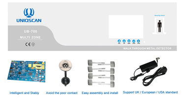 6/12/18 Zones Door Frame Metal Detector , Security Body Scanner For Security Inspection