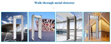 Multi Zones Archway Metal Detector Battery Backup For Airport Security Check