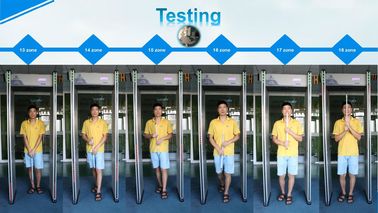 Multi Zones Archway Metal Detector Battery Backup For Airport Security Check