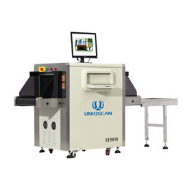 Dual Energy X Ray Baggage Scanner , Security Inspection Equipment 0.22m/S Conveyor Speed