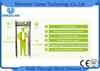 High Sensitivity Waterproof Security Gate Walk Through Security Metal Detector UZ800