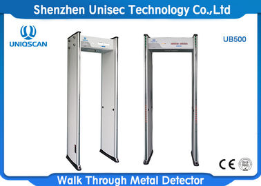 6 Zones Airport Security Metal Detectors AC85V - 264V For CCTV System