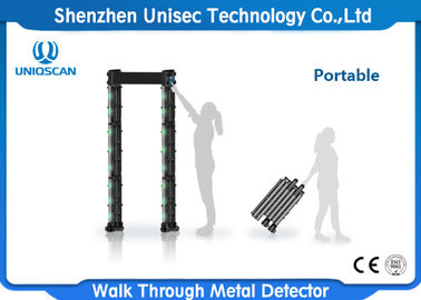 Portable Walk Through Metal Detector UM700 24 Zones For Indoor / Outdoor