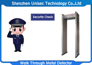 6 / 12 / 18 Zones Portable Metal Detector UB600 For Security Checking