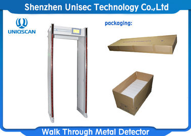UNIQSCAN UZ800 Walk Through Metal Detector With Aluminum Control Panel